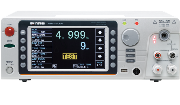 GPT-15002   交流耐压/直流耐压/导通测试 电气安全分析仪
